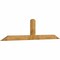 Ekena Millwork Portland Rough Sawn Timber Gable Bracket, Western Red Cedar, 108"W x 27"H x 4"D x 6"F, 6/12 Pitch GBW108X27X0406POR00RWR - alternate 5